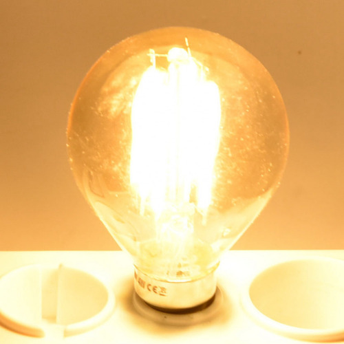 Bombilla Led De Filamento G45 E14, Color Dorado Vintage, Reg