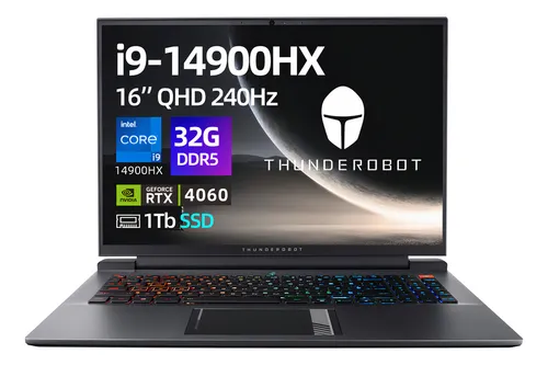 comprar Portátil Gamer Thunderobot Gaming Zero Ultra intel core 14th i9 14900HX Rtx4060 16'' 2560x1600 240Hz DDR5 32g SSD 1t Win11 Pro Teclado español