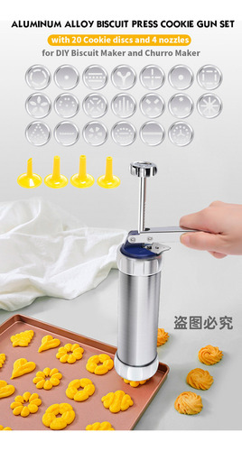 Kit De Pistola De Prensa De Galletas For Hacer Galletas