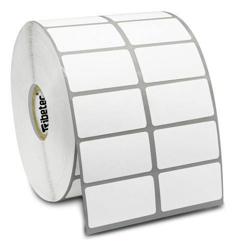 Etiqueta Térmica Directa 40x22 Mm Rollo 5000 Pzas C1 Color Blanco