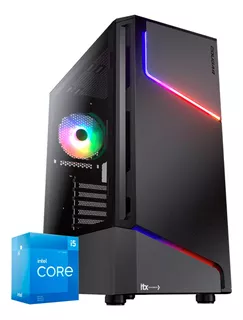 Pc Itx Gamer Fps Headshot I5 12400f Rtx 3060, 16gb, 500gb