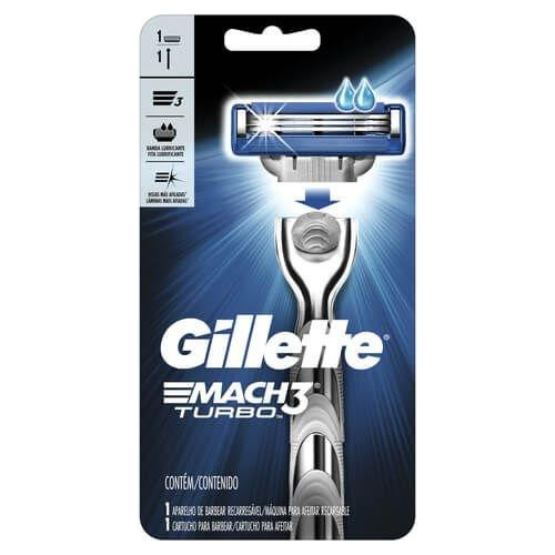 Afeitadora Recargable Gillette Mach3 Turbo X1