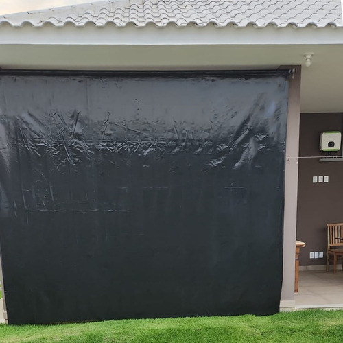 Kit Toldo Sob Medida 3,00 X 1,50 Sem Os Tubos Cor Preto