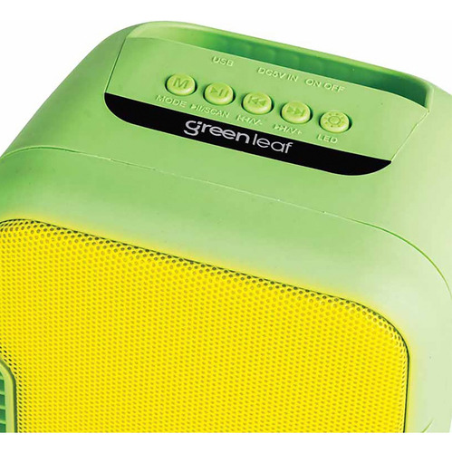 Bocina Green Leaf Glb-3003gr Portátil Con Bluetooth 110v