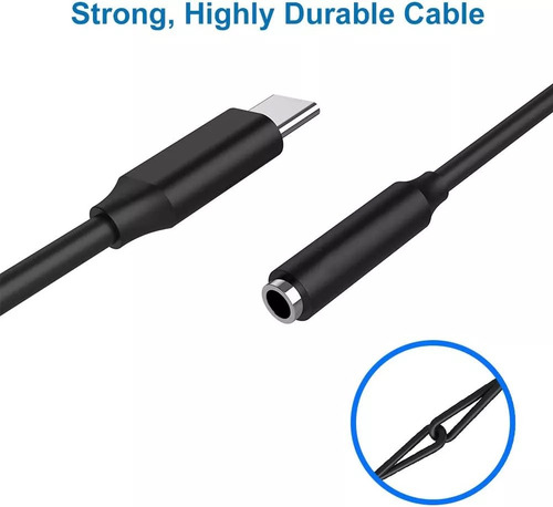 Adaptador Auriculares 3.5mm Jack Tipo C Compatible Motorola