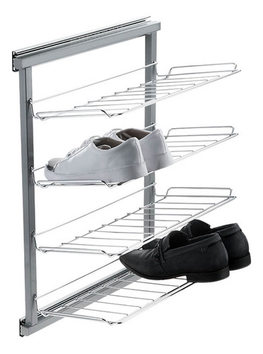 Sapateira Vertical Lateral Grande Deslizante Closet Aramada