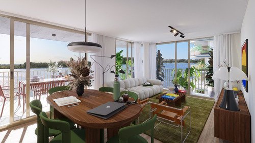 Apartamento 2 Dormitorios Con Vista Al Lago. Nuevo Proyecto.