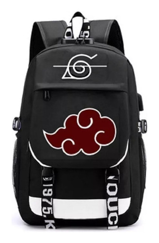 Mochila Akatsuki De Estilo Universitario Con Estampado Digit