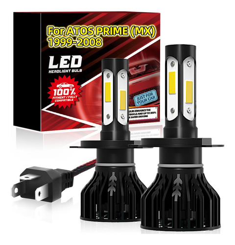 Led Hi/lo De Doble Haz Canbus H4 Para Atos Prime (mx) 1999-2