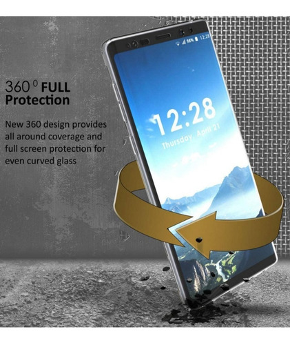Imagen 4 de 7 de Funda 360 Protege 100% Compatible Con Samsung Note 9
