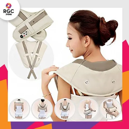 Masajeador Cervical Electrico Shiatsu Cuerpo Hombros Golpe