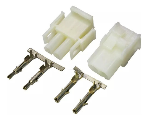 Conector Hylok 2 Vias Macho E Fêmea Kit 20 Pares R7 Ete7552