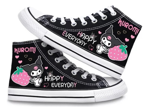 Zapatillas De Lona Kuromi Zapatillas De Patineta My Melody