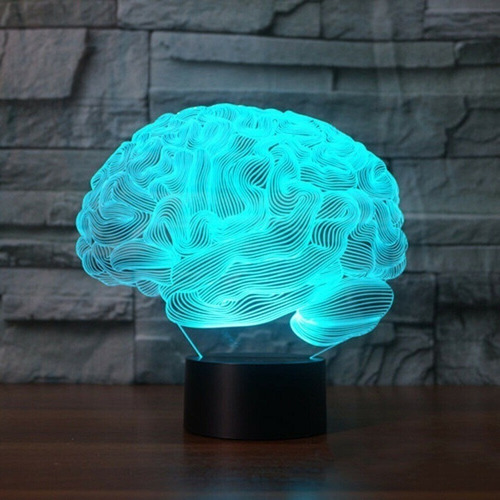 Candeeiro De Mesa Cerebelar 3d Com Cérebro Humano Modelo 7