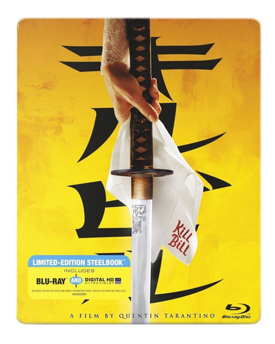 Kill Bill Vol 1 Uno Steelbook Tarantino Pelicula Blu-ray
