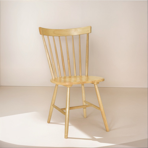 Silla Comedor Windsor Nórdica Madera Maciza Rubberwood