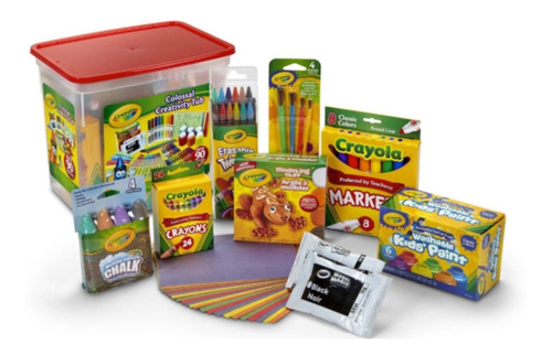 Crayola Marcadores Colossal Creativity Tub 90 Pz Xchw P