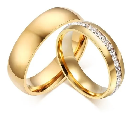 Anillos de pareja acero inoxidable sale