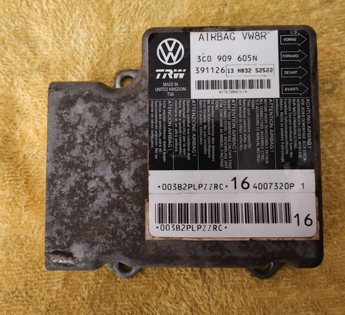 Módulo Airbag Vw 3c0 909 605 N (Usado)