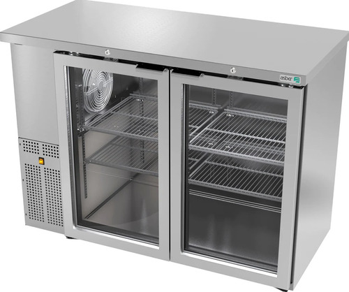 Refrigerador De Contra Barra En A.i. Asber Abbc-24-48-sg Hc