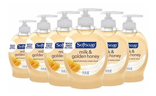 Softsoap Líquido De Manos Jabón, Leche Y Miel - 7,5 Oz Fluid