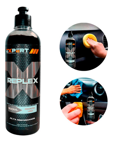 Revitalizador De Plásticos Externos Replex 500ml Expert