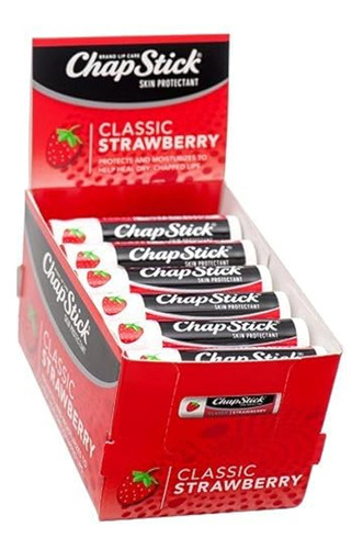 Bálsamo Labial Chapstick  Chapstick Classic Strawberry 0.15o