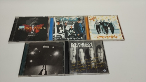 Lote 5 Cds Britney Spears The Remixes Ilegales Los Tontos 