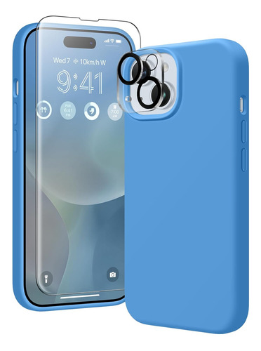 Funda Para Celular Gonez Azul Lago P/ iPhone 15