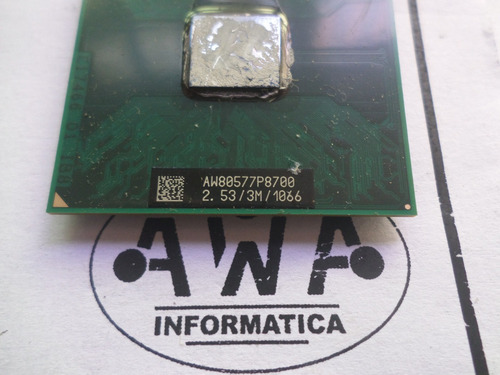 Processador Notebook Intel Core 2 Duo P8700