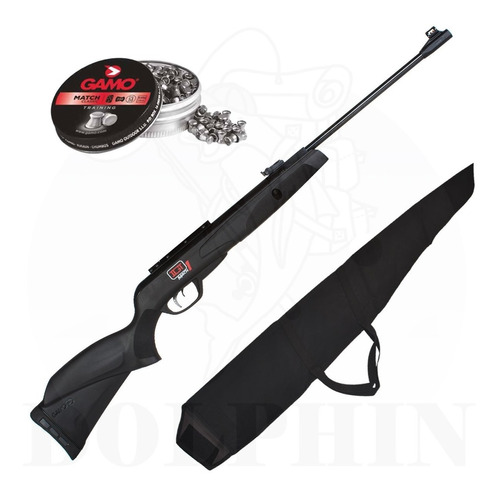 Rifle Gamo Black Knight Match 1 Igt Nitro Pistón Cal 5.5 Y +