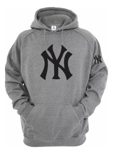 Sudadera New York Yankees Mlb Hoodie Capucha Con Cangurera