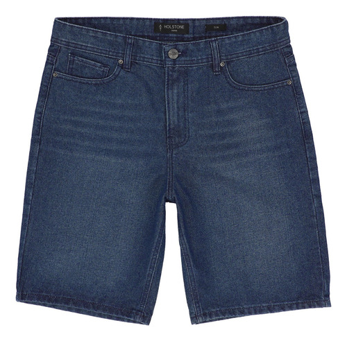 Short Bermuda Holstone Para Hombre De Mezclilla Slim