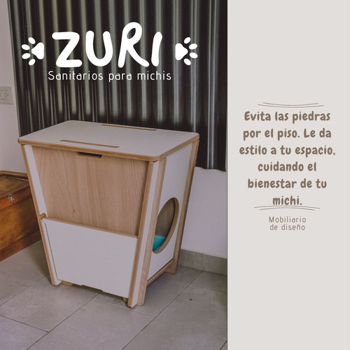 Imagen 3 de 10 de Sanitario Para Gatos Zuri - Diseñamos Y Fabricamos!