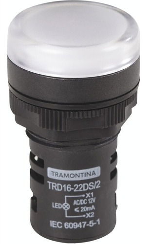 Sinalizador Tramontina Trd16-22ds/2 12 V Branco