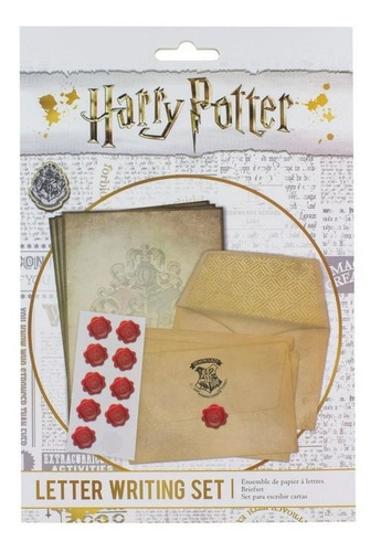 Set Para Escribir Cartas Hogwarts Harry Potter Paladone