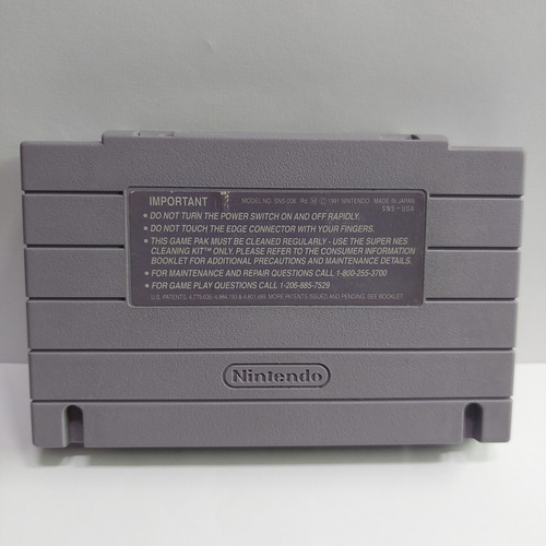 Super R-type Para Super Nintendo - Original, En Buen Estado (Usado)