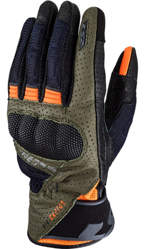 Guantes Moto Ls2 Air Raptor Verde Naranja Protecciones