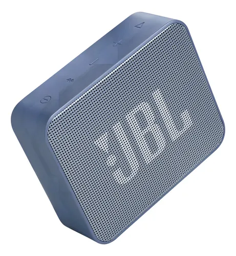 Parlante JBL Go Essential portátil con bluetooth waterproof azul acero
