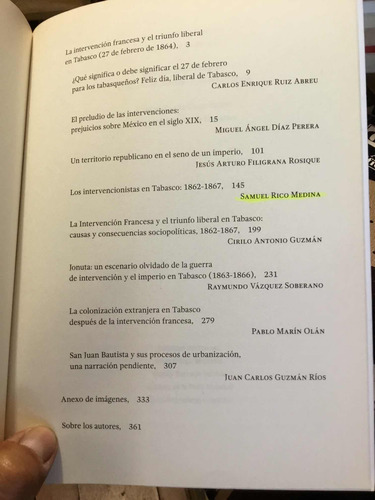 La Intervención Francesa Y El Triunfo Liberal En Tabasco (Usado)