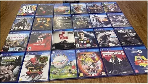 Lote De Jogos Playstation 4 Ps4 Novos E Seminovos $ Por Jogo