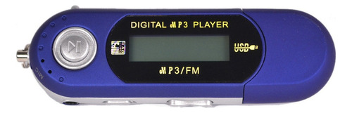 8gb Usb Mp4 Reproductor Mp3 Grabación Radio Fm Ebook Azul -