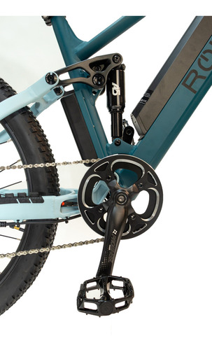 Ebike Mtb Bicicleta Asistida Roue Voltora 29 2024 Color Azul Petróleo