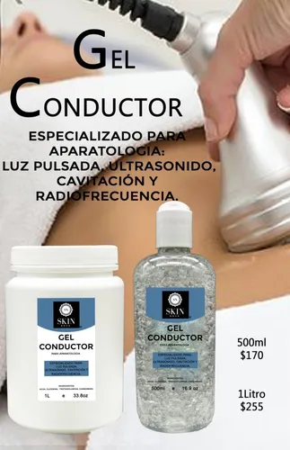 Gel conductor para luz pulsada sale