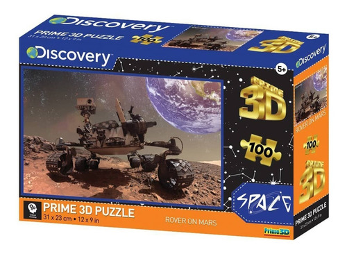 Puzzle Lenticular Prime3d Discovery Espacio En Marte Febo