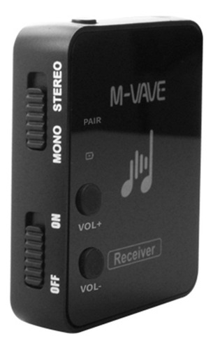 Receptor Traseiro Sem Fio Wp-10 Ear M-vave 2.4ghz