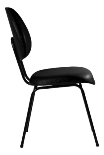 Kit C/ 4 Cadeira Executiva Fixa Escritório Ergonômica