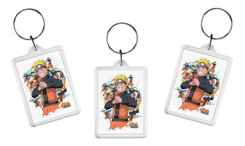 Llaveros Naruto Shippuden Personalizados Souvenirs X10