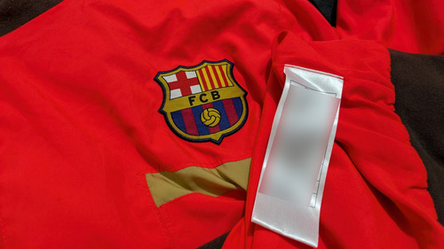 Chamarra Barcelona F.c. Entrenamiento Original 2009/2010 L (Usado)