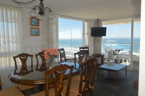 3 Dorm 2 Baños 8 Personas Frente Mar Disp: Desde 23 Febrero